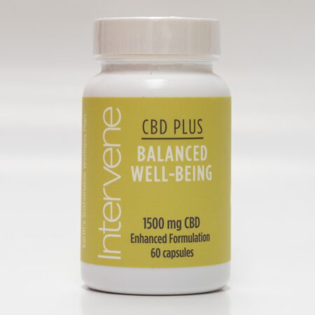 Intervene Balanced Well-Being CBD capsules for inflammation, joint pain and arthritis