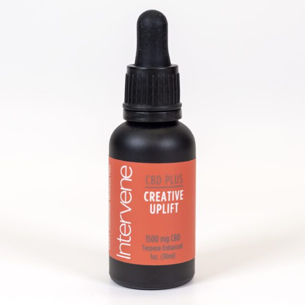 Intervene CBD Plus Creative Uplift Terpene Enhanced Tincture for focus, energy and mood